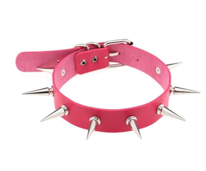 Spike Choker Necklace WEM Support (www.WEM.support)