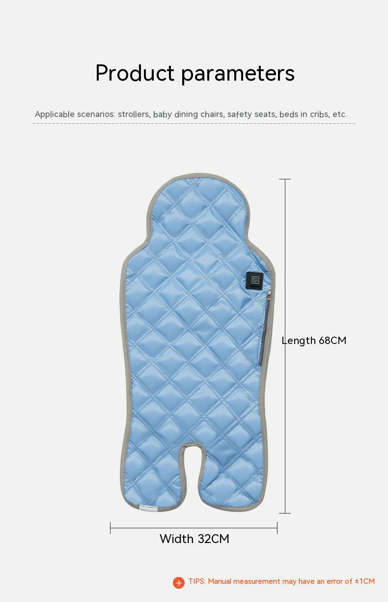 Child-Safe Smart Heating Seat Pad WEM Support (www.WEM.support)