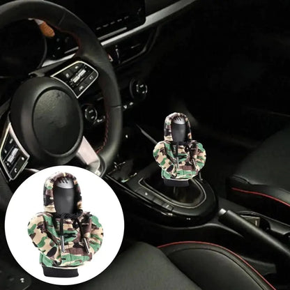 Car Gear Shift Cover Mini Hoodie Gear Shift Cover for Car Shifter Interior Trim WEM Support (www.WEM.support)
