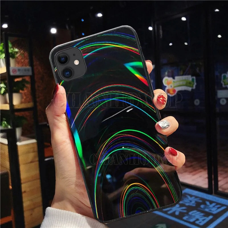 Colorful Rainbow Case For iPhone 11 Pro Max WEM Support (www.WEM.support)