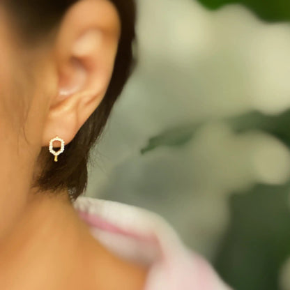 Club Pickleball Dainty Earrings WEM Support (www.WEM.support)