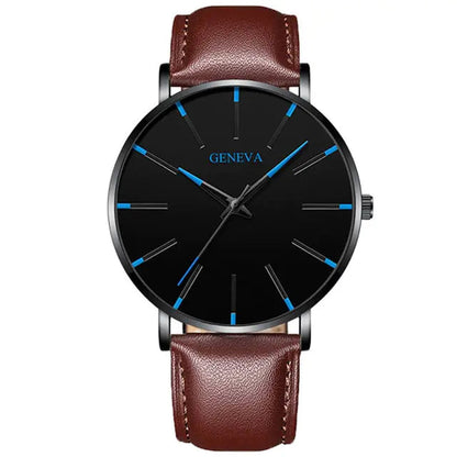 Minimalist Men's Fashion Ultra Thin Watch WEM Support (www.WEM.support)