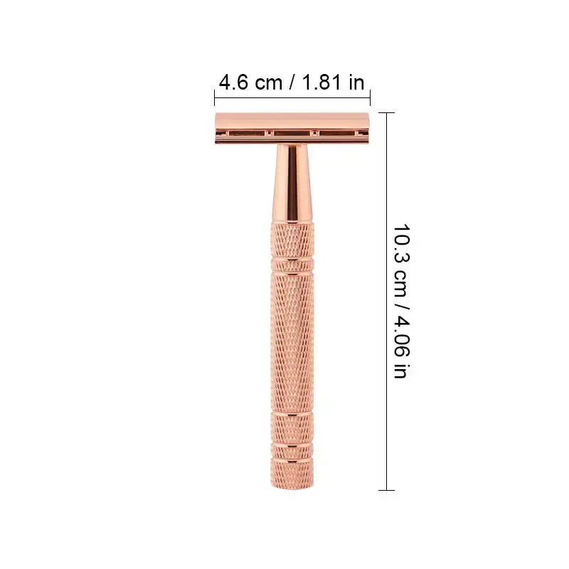 Aluminum Double Edge Safety Razor Classic Shaving Tool WEM Support (www.WEM.support)
