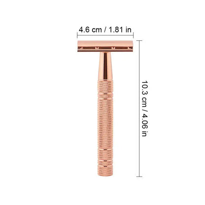 Aluminum Double Edge Safety Razor Classic Shaving Tool WEM Support (www.WEM.support)