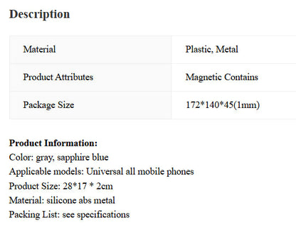 Silicone Phone Magnetic Neck Mount Quick Release Hold For Phone Magsafe Magnetic Suction Cell Phone Neck Hanging Bracket WEM Support (www.WEM.support)
