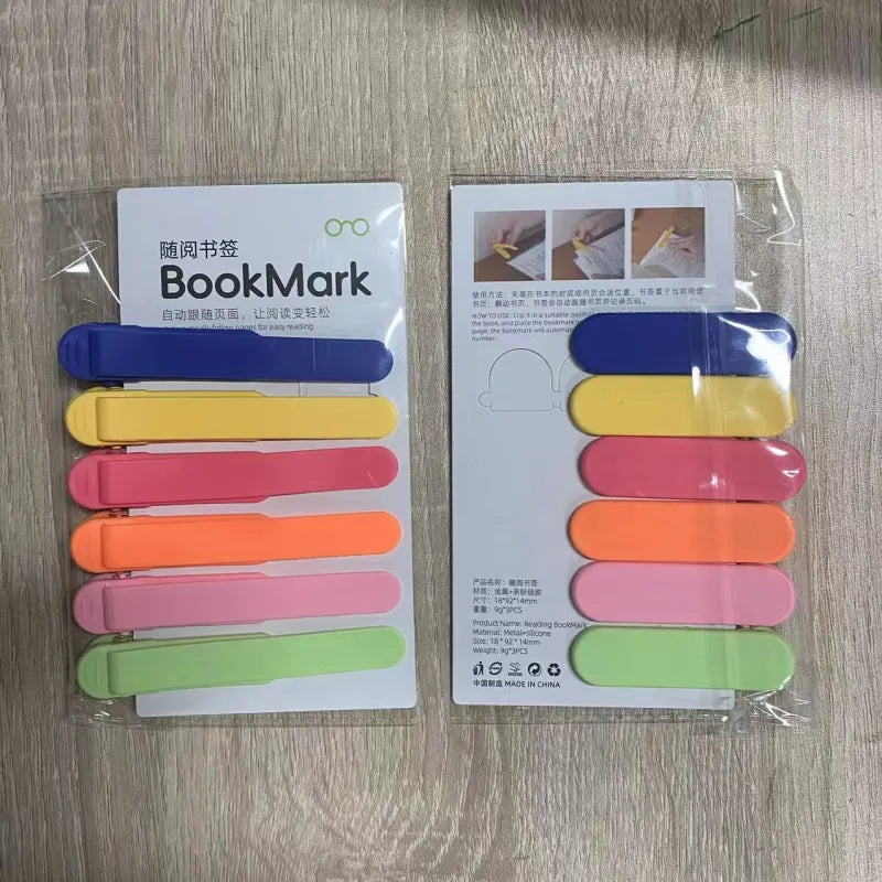 Silicone Simple Bookmark Holder Reading Tool