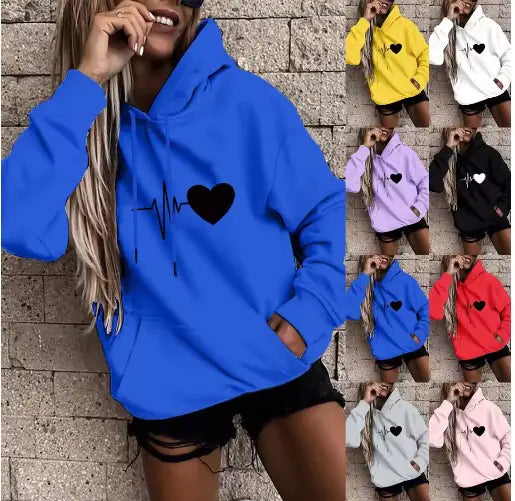 Sudadera con Capucha de Terciopelo para Mujer HejK.com
