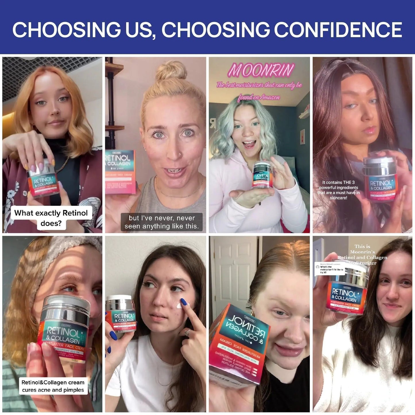 Retinol Cream for Face   Collagen and Retinol Moisturizer with Hyaluronic Acid WEM Support (www.WEM.support)