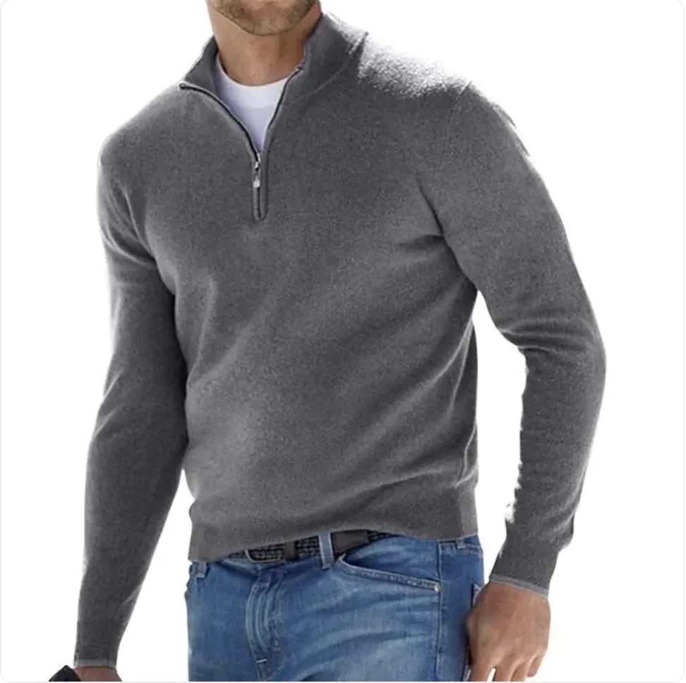 Men's Long-Sleeve Cashmere Undershirt