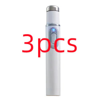 An image of a blue light therapy acne laser pen with the number 2pcs indicating two pieces are included.