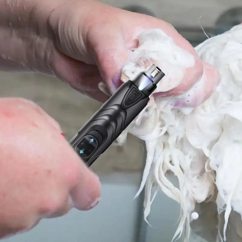 Rechargeable Lighted Dog Nail Grinder HejK.com