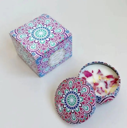 Dried Flower Fragrance Candle Flower Fragrance Incense Candle WEM Support (www.WEM.support)