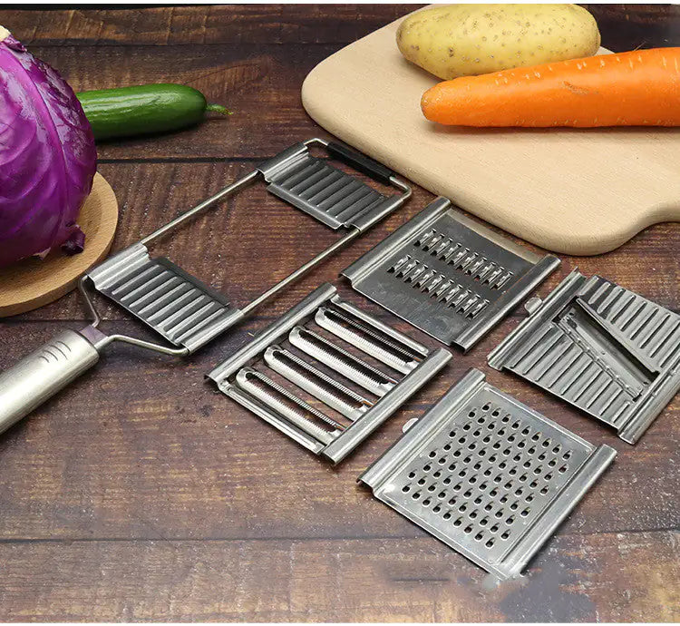 Stainless Steel Grater, Vegetable And Fruit Slicer, Peeler WEM Support (www.WEM.support)
