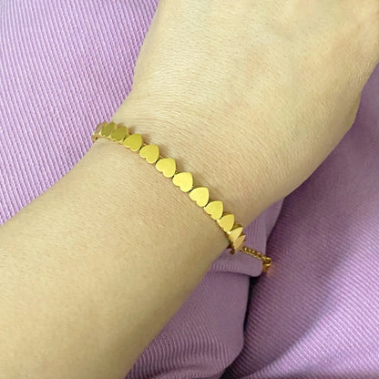 All Around Mini Hearts Bracelet WEM Support (www.WEM.support)