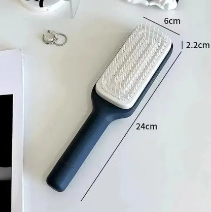 4-in-1 Self-Cleaning Hair Brush WEM Support (www.WEM.support)