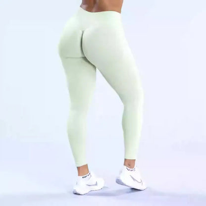 Three-stage Hip Lifting Seamless Low Waist Yoga Trousers Fitness WEM Support (www.WEM.support)