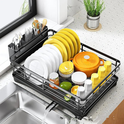 Sink Dish Drain Rack WEM Support (www.WEM.support)