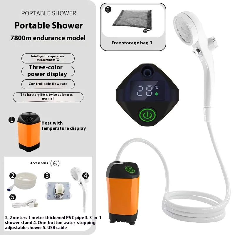 Portable Outdoor Shower WEM Support (www.WEM.support)