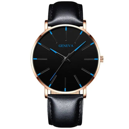 Minimalist Men's Fashion Ultra Thin Watch WEM Support (www.WEM.support)