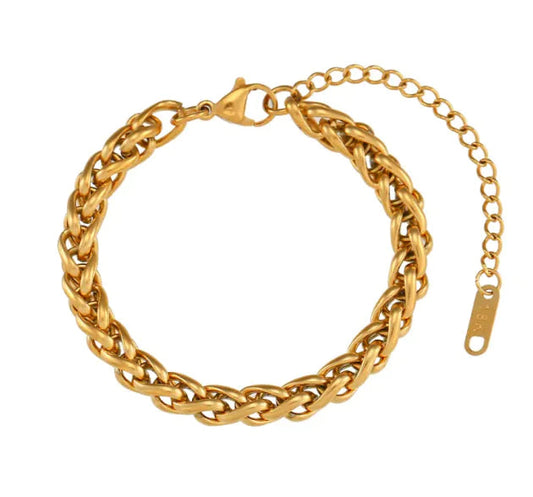 Colar de Aço Inoxidável Gold Luxe HejK.com