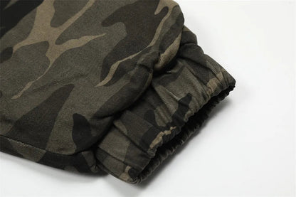 American Retro Camouflage Hooded Cotton Jacket For Men WEM Support (www.WEM.support)