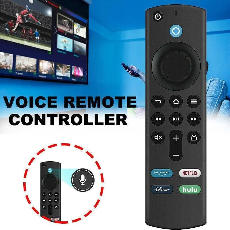 Controle Remoto por Voz para Fire TV Stick (2ª/3ª Geração, 4K) HejK.com