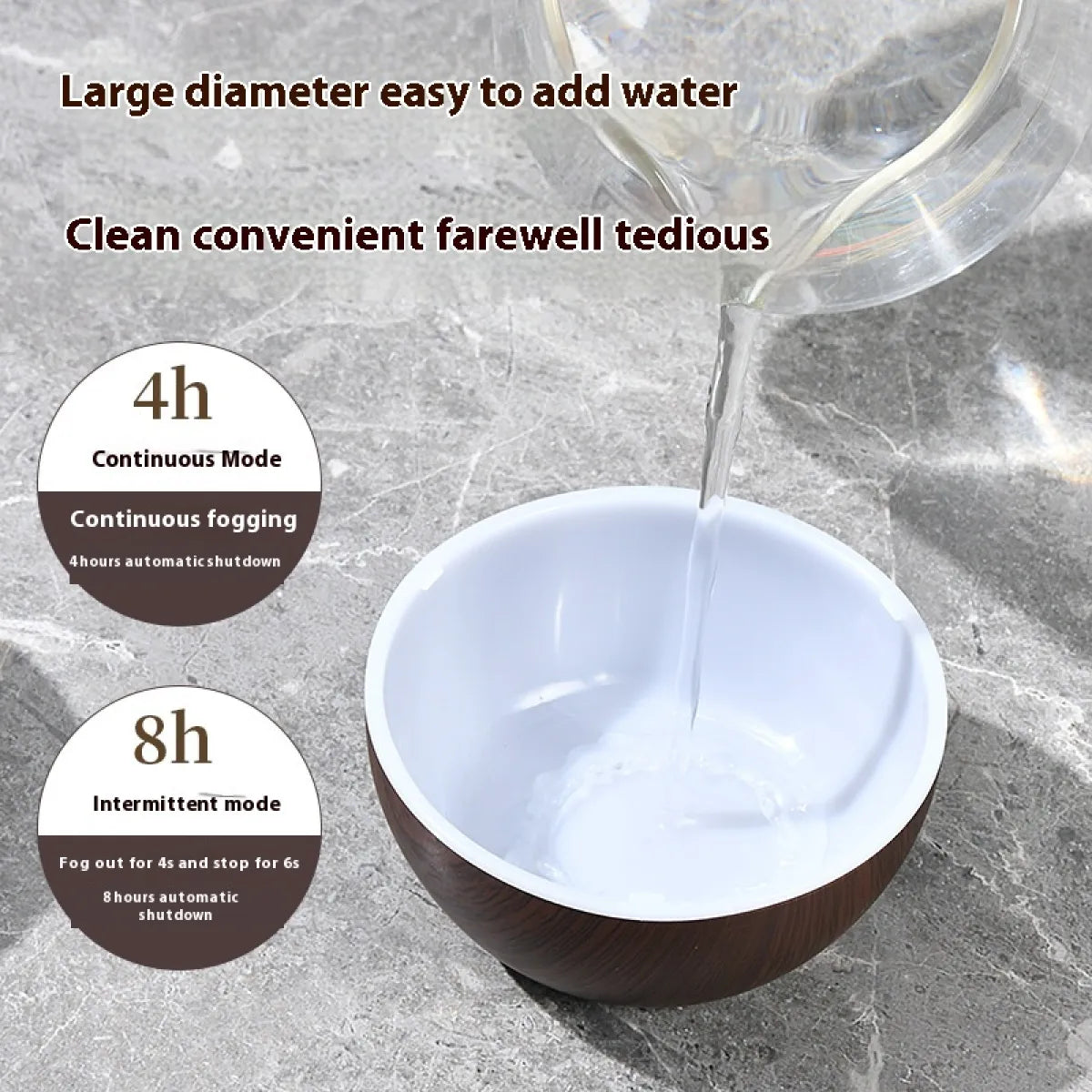 Seven-color Ambience Light Mute Aromatherapy Household WEM Support (www.WEM.support)