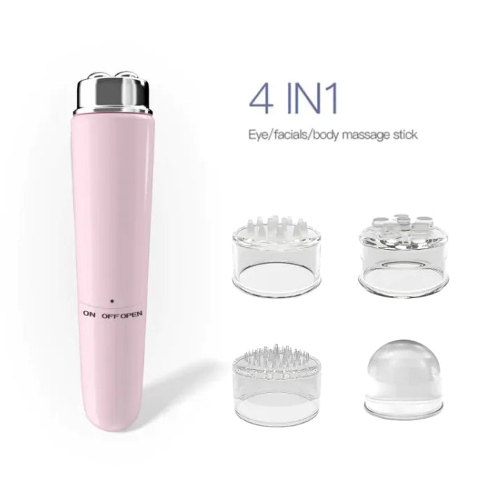 4-in-1 Electric Facial Massager WEM Support (www.WEM.support)