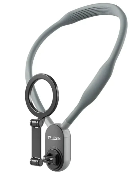 Silicone Phone Magnetic Neck Mount Quick Release Hold For Phone Magsafe Magnetic Suction Cell Phone Neck Hanging Bracket WEM Support (www.WEM.support)