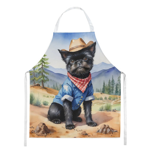 Affenpinscher Cowboy Welcome Apron WEM Support (www.WEM.support)