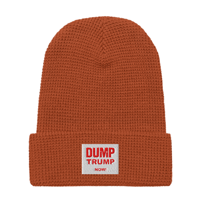 DUMP TRUMP NOW! Waffle Beanie