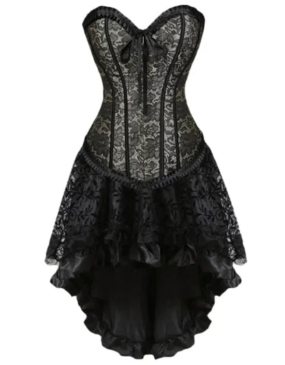 Body-Shaping Two-Piece Court Dress with Adjustable Fit WEM Support (www.WEM.support)