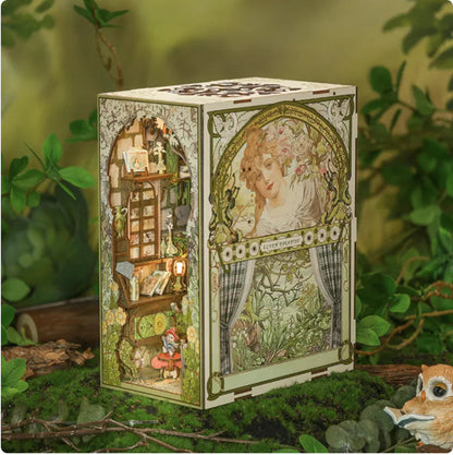 DIY Wooden 3D Book Stand Model Kit WEM Support (www.WEM.support)