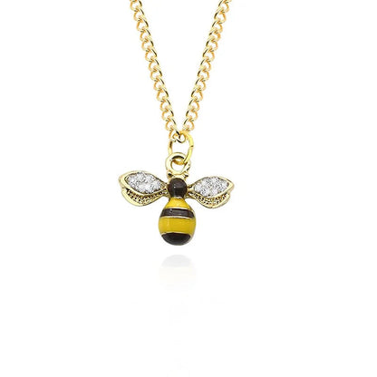 Alternate Bee Pendant With Wings WEM Support (www.WEM.support)