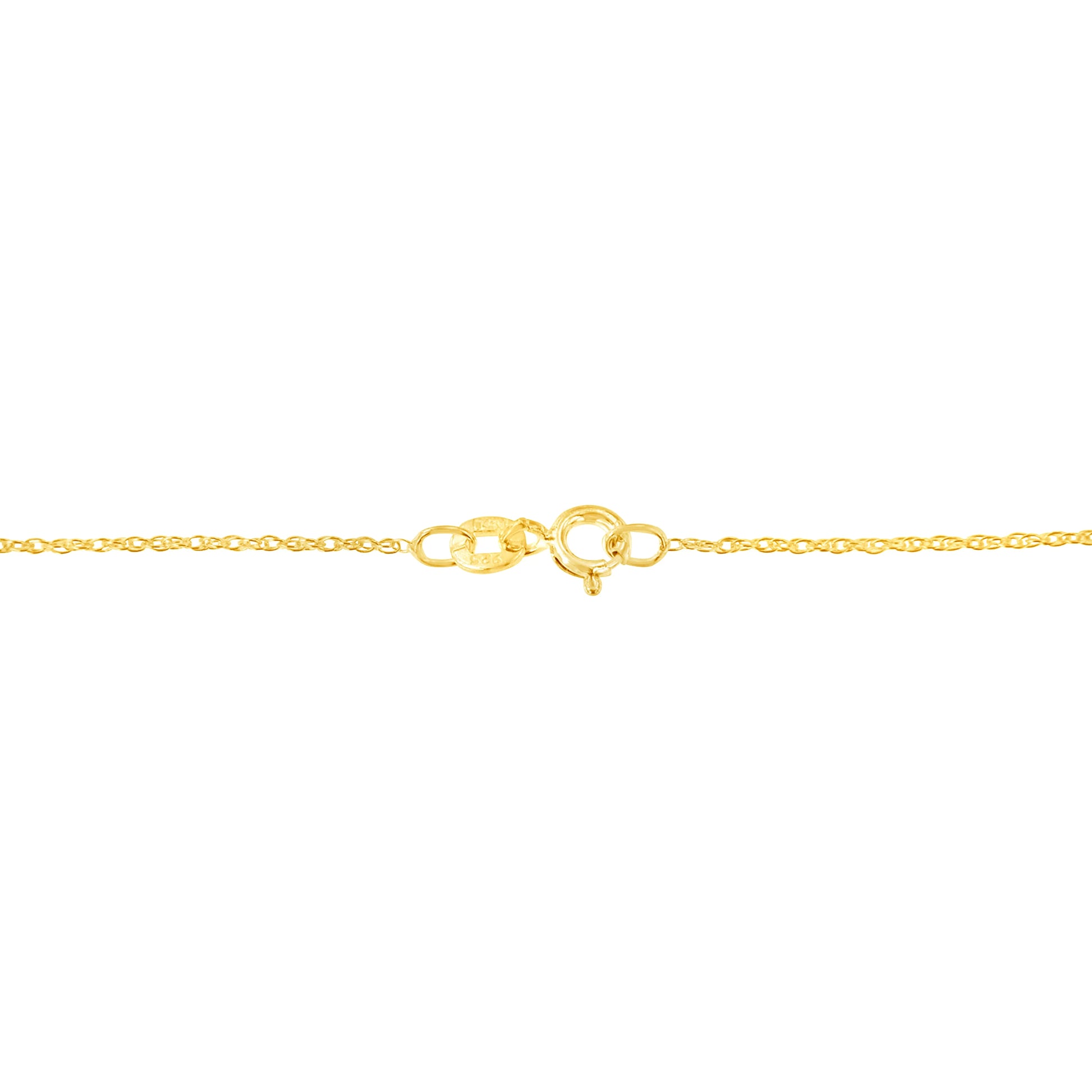 10KT Yellow Gold Heart Shaped 1/4 cttw Diamond 18" Pendant Necklace (K-L, I1-I2) WEM Support (www.WEM.support)