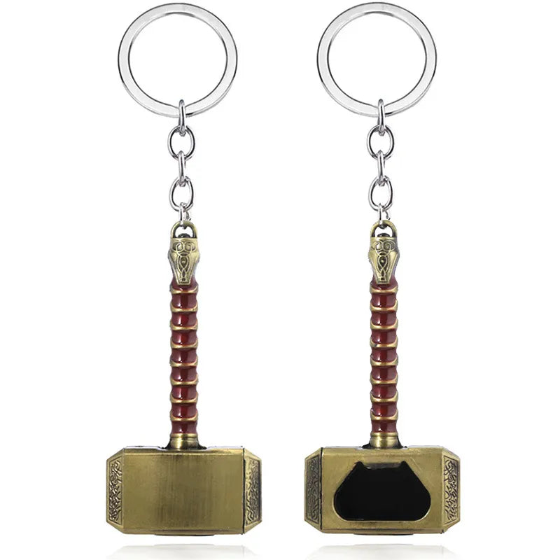 Bottle Opener Hammer Keychain Necklace WEM Support (www.WEM.support)