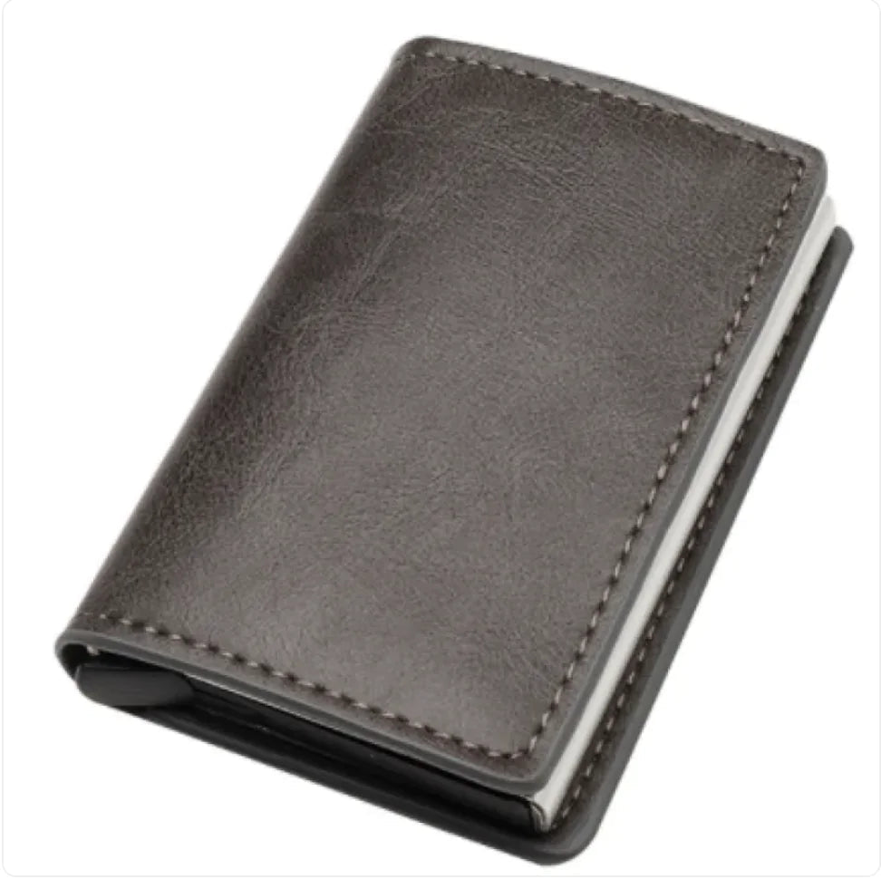 Auto-Flex Aluminum Alloy Card Holder Wallet WEM Support (www.WEM.support)