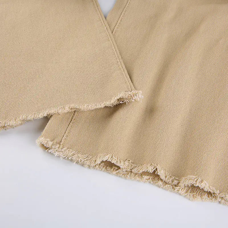 Spice Girl Style High Waist Slim Jeans Bell Bottoms WEM Support (www.WEM.support)