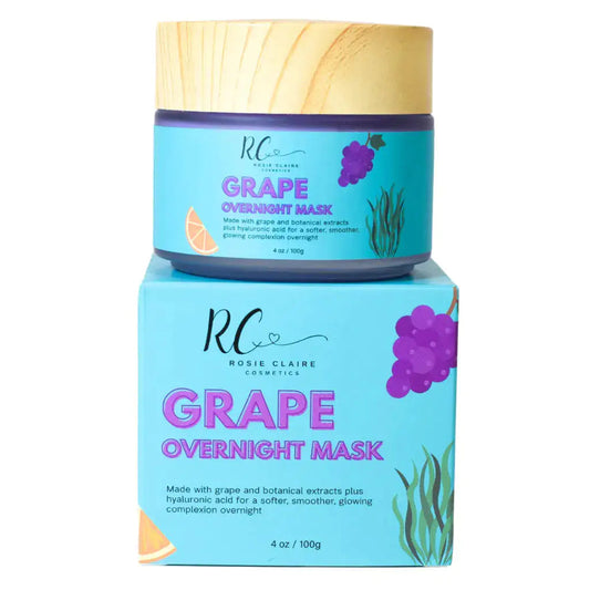 Overnight Hydrating Antioxidant Vitamin C Hyaluronic Acid Sleeping Facial Mask Large 4oz Size WEM Support (www.WEM.support)