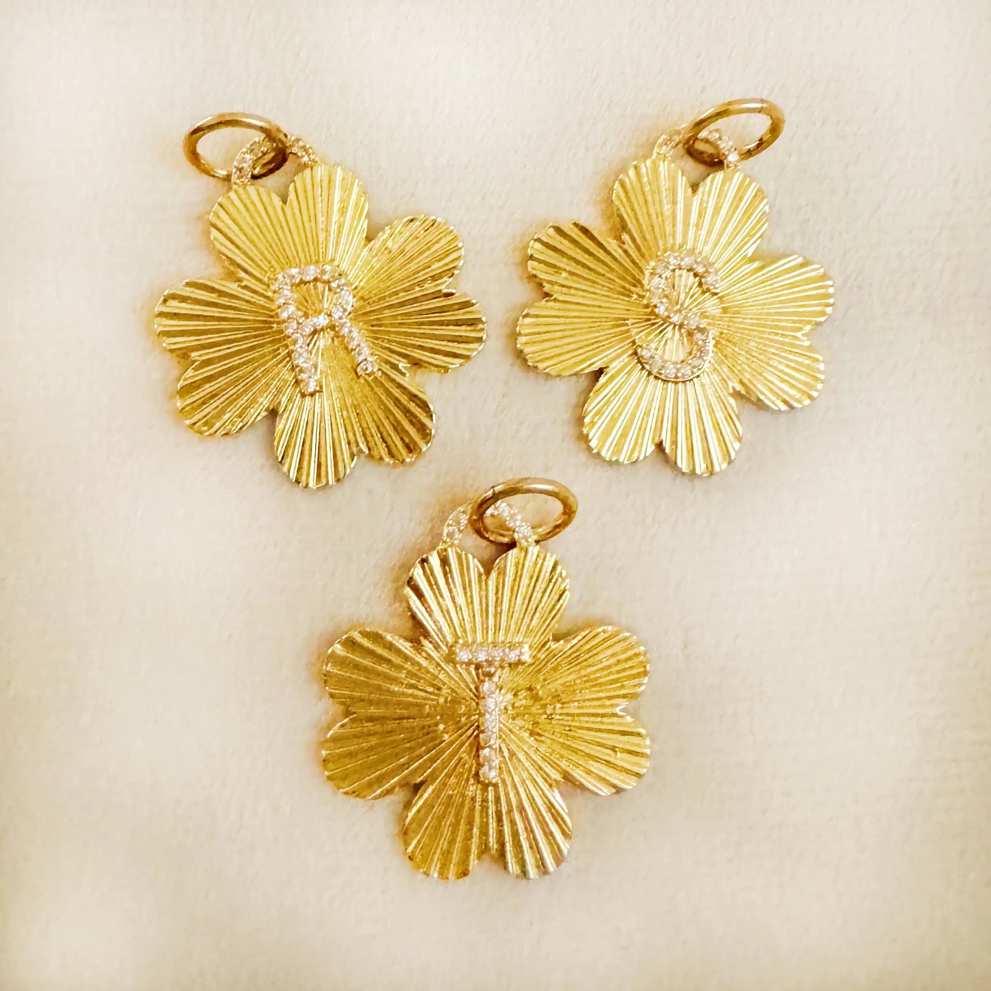 Clover Charm Initial Charm WEM Support (www.WEM.support)