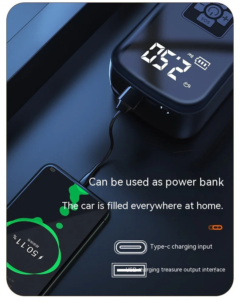 Portable Car Air Inflator WEM Support (www.WEM.support)