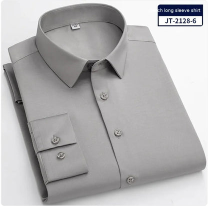 Men's Seamless Elastic Long-Sleeve Shirt HejK.com