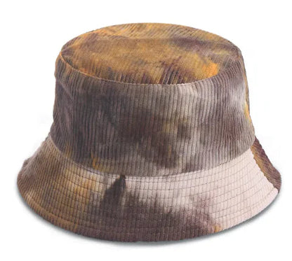 Corduroy Tie-Dye Fisherman Hat WEM Support (www.WEM.support)