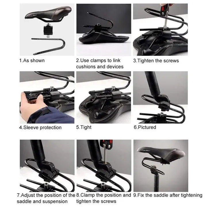 Fahrrad-Stoßdämpfer WEM Support (www.WEM.support)