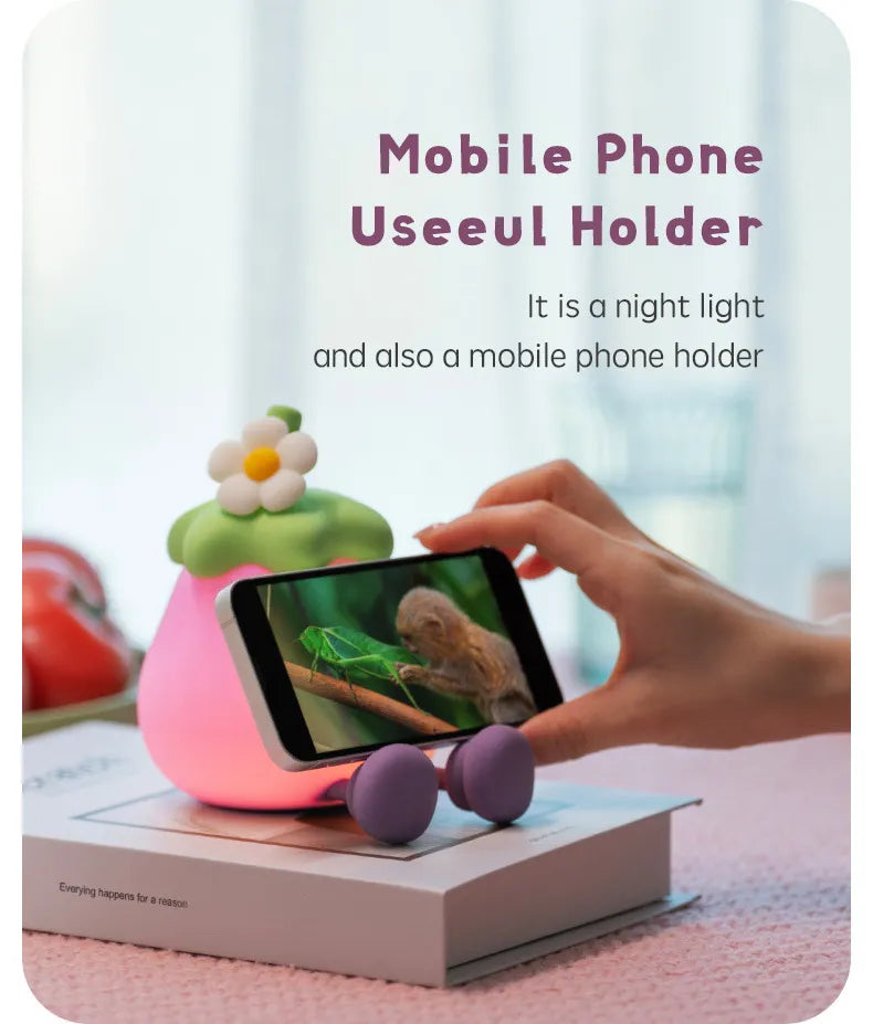 Eggplant Glow Nightlight - Gentle & Soft Lighting HejK.com Marketplace LLC