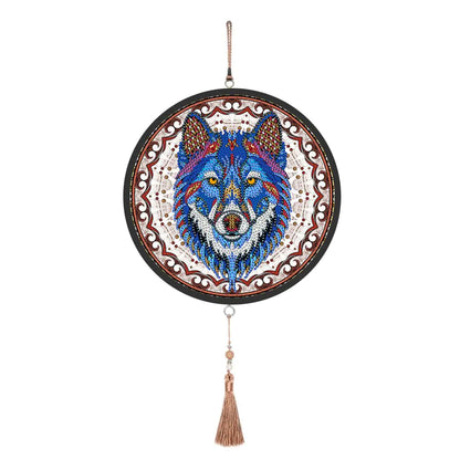 Butterfly Diamond Painting Pendant with Tassel Design