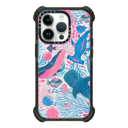 CASETiFY Ultra Impact iPhone 14 Pro Case [5X Military Grade Drop Tested / 11.5ft Drop Protection] - SARILMAK Patchwork - Glossy Black HejK.com