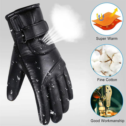 Electric USB Heated Gloves Winter Warming Thermal Ski Snow Hand Warm Windproof WEM Support (www.WEM.support)