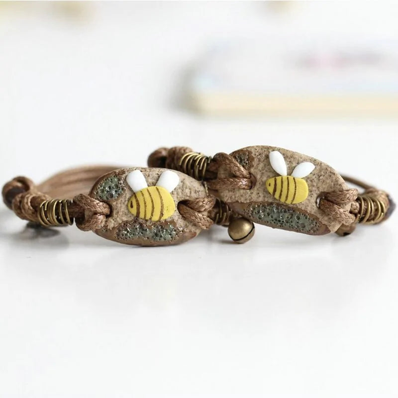 Ceramic Bee Bracelet WEM Support (www.WEM.support)