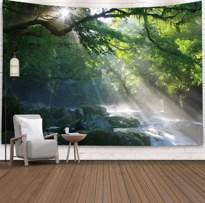 Natural Scenery Printed Hanging Cloth Decoration WEM Support (www.WEM.support)